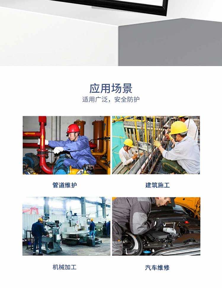 漢盾勞保手套 GP5802 防靜電點塑手套加長型
