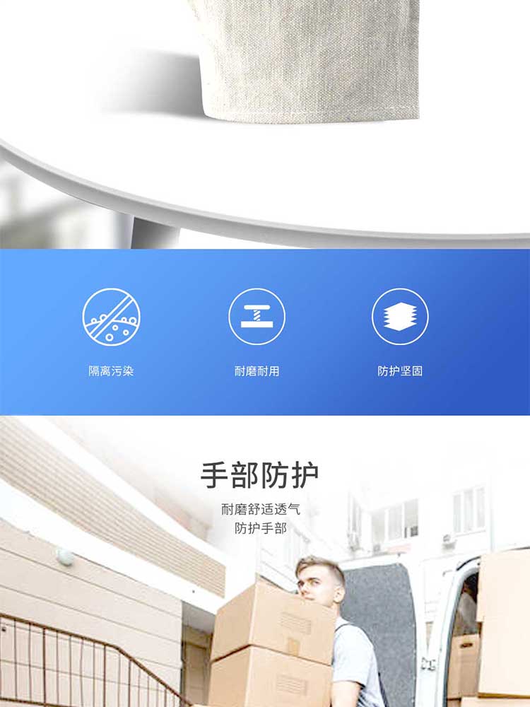 漢盾勞保手套 G03 普通帆布手套