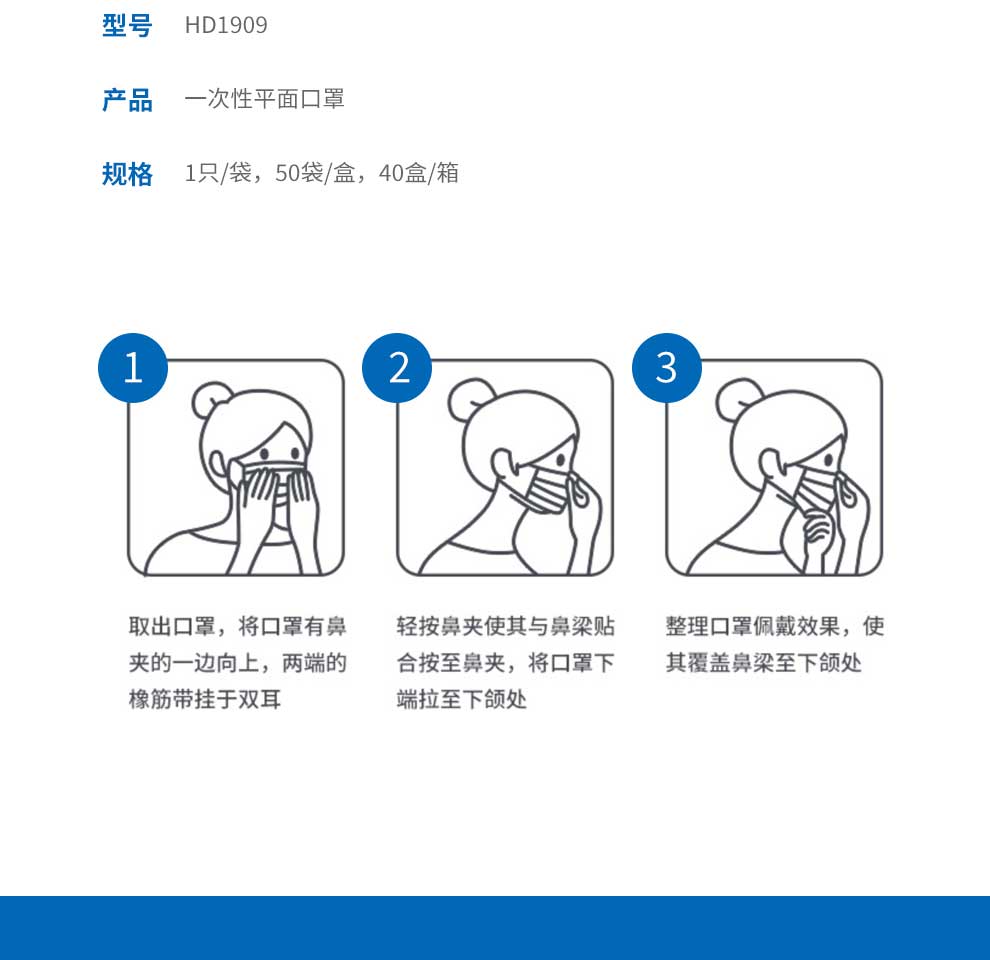 漢盾勞保用品廠家 HD1909 四層灰色一次性活性炭口罩 獨(dú)立裝