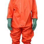 漢盾勞保批發(fā) BP6711 耐酸堿耐油半封閉防化服
