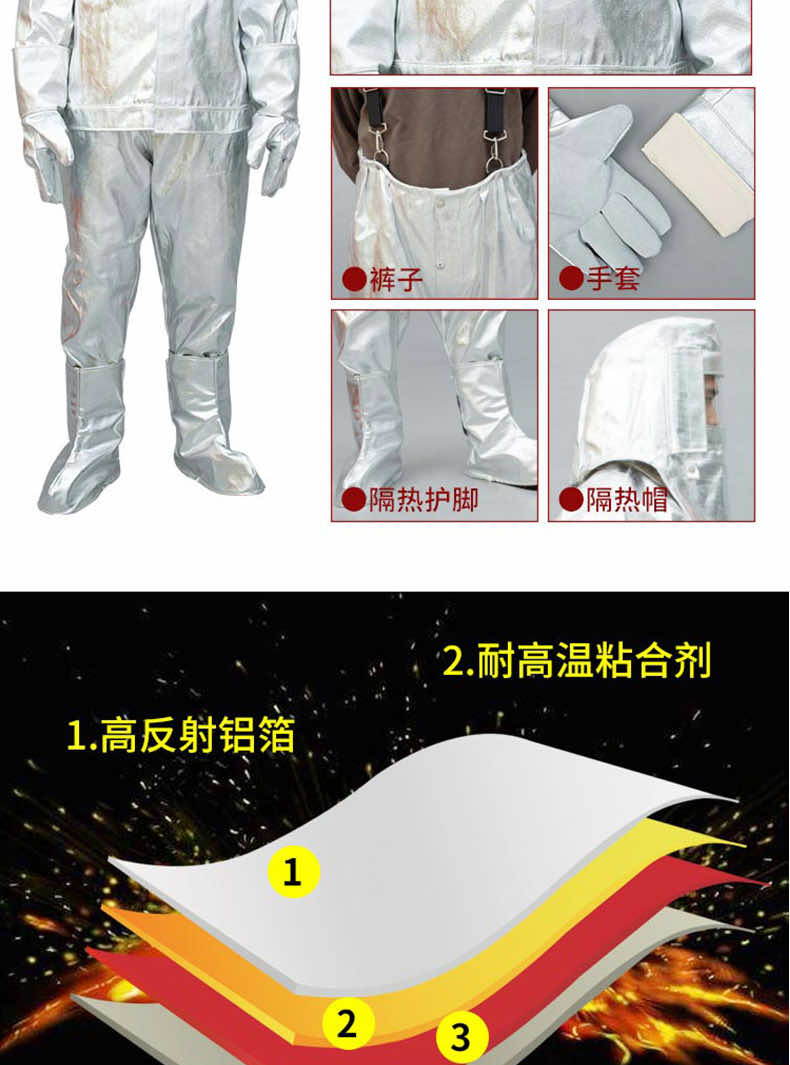 漢盾防護(hù)服?SC1001?分體式耐高溫隔熱服